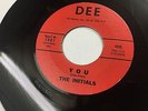 The Initials DOO WOP 45 Bells Of Joy / You on Dee Label HEAR IT #CC101