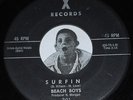 RARE BEACH BOYS 45 Surfin / Luau 1st on X Records 301 Brian Wilson Surf