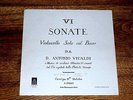 Arcophon Italy 1969 VIVALDI 6 Sonatas for cello TORTELIER . VEYRON LACROIX  nm