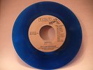 Rare Blue Vinyl Waylon Jennings Promo - America, Long & Short Versions 45 Record