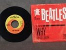 2 NM BEATLES 45s Why DJ Promo K13227+I Want To Hold Your Hand Pic Sleeve PS NR