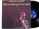 JOHN COLTRANE: PLAYS FOR LOVERS prestige LP / red garland + art taylor STEREO NM
