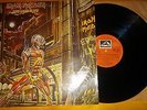 IRON MAIDEN RARE INDIAN RED HMV LABEL SOMEWHERE IN TIME LP