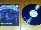METALLICA Ride the Lightning BLUE LP Limited 79/80 (Iron Maiden AC/DC Kiss)