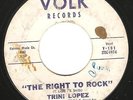 Rockabilly 45 TRINI LOPEZ 
