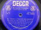 DECCA CCL 38003 - El violín a traves de Europa - Henri Lewkowicz - Vinyl only