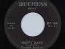Northern Soul 45 DONALD JENKINS Happy Days DUCHESS HEAR