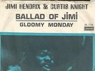 DANISH PS 45 JIMI HENDRIX & CURTIS KNIGHT BALLAD OF JIMI EX/EX WOW GREAT COPY 