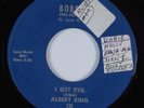 R&B Blues Soul 45 ALBERT KING I Get Evil BOBBIN VG+ HEAR