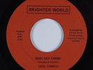 Funk Soul 45 CARL TEMPLE Soul Day Theme BRIGHTER WORLD NM HEAR