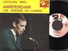 JACQUES BREL - AMSTERDAM - RARE 45T. JUKEBOX 1964