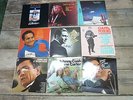 Bundle of 9 Autographed Sleeves Country Vinyl L.P's - Johnny Cash, Willie Nelson
