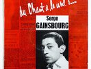 SERGE GAINSBOURG n°1 du chant a la une ORIGINAL 1958 philips B76447R FD LP 10