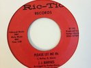 Jj Barnes - Please Let Me In -Ric -Tic -mint-