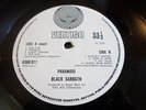 Black Sabbath LP Paranoid UK Vertigo swirl press Laminated cover