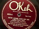 Hot Territory Bands OKeh 40192 Jack Linx/Johnny De Droit (Atlanta & New Orleans)
