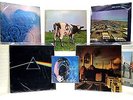Vintage VINYL LP RECORD Lot; 8 Rare PINK FLOYD RECORDS Animals MEDDLE The Wall