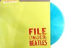 THE BEATLES LP VINYL FILE UNDER - VINYL BLEU-  BLUE VINYL