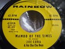 Rare Latin LP : Joe Cuba   Cha Cha Boys   Mambo Of The Times   Rainbow 372