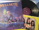 MEGADETH - rust in peace LP ORG USA PRESS VG/EXC W/ LYRIC SLEEVE thrash mustaine