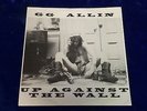 GG Allin - Up Against The Wall ? LIMITED 500 YELLOW VINYL RARE MURDER JUNKIES