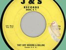 V. AND B.B. They Just Rocking & Rolling / Let's Begin Again 45rpm J & S 1958