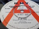 GRAZINA Be My Baby 1963 HMV Demo 45 Plays EX
