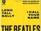The Beatles German 45 Long tall Sally Schriftcover O 22745