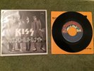 KISS japan rock n roll all nite version #4 writing at bottom of sleeve in silver