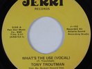 70s Soul 45 TONY TROUTMAN What's the Use JERRI HEAR
