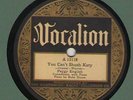c 78 RPM Peggy English Vocalion 15118 in E-