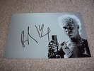 BILLY IDOL AUTHENTIC HAND SIGNED PHOTO 12x8, AUTOGRAPH WHITE WEDDING ROCK SINGER