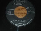 45 RECORD,  CONNIE HALL.  I'M THE GIRL IN THE U.S.A. /  RUSTY YORK,  DIXIE STRUT