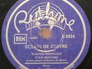 78 RPM DJANGO REINHARDT TONS D'EBENE ECLATS DE CUIVRE Rythme 5024 Belgian 10