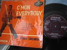 EDDIE COCHRAN - EP - C'MON EVERYBODY    VINYL V/G COVER GOOD