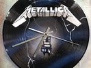 Metallica Ride the Lightning Clock design. Handmade stencil work on vinyls.