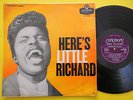 LITTLE RICHARD Here's Little Richard LP VG UK57 1st  LONDON HAC2055 PLAYS VG/VG+