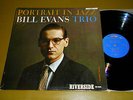 Bill Evans Trio - Portrait in Jazz LP orig. Mono/DG (Riverside 12-315) VG+