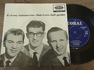 Buddy Holly/The Crickets - It's So Easy 1960 UK EP CORAL MISPRINTED SLEEVE