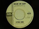 Clydie King dj 45 Missin My Baby / My Love Grows Deeper   nice Vg
