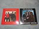 TELEVISION MARQUEE MOON ORIGINAL UK ELEKTRA LP  + ADVENTURE + ALCHEMY + T.VER