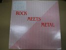 V/A 'ROCK MEETS METAL' RARE COMP REACTION LBL 1988 LP MINT