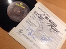 The Beatles 'Twist and Shout' EP 45RPM 1963  with all four Autographs on sleeve