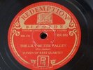 78rpm HAVEN OF REST QUARTET lily of the valley / rose of sharon REDEMPTION rr802