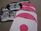 A TRIBUTE TO RANCID HOOLIGANS UNITED PINK VINYL LTD 200 3 LPS WITH SLIP MAT PUNK