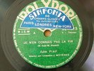 Edith Piaf Je n'en connais pas la fin Polydor 524.513