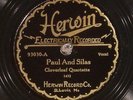 78 RPM  Cloverleaf Quartette (South Carolina Qt), Herwin 93030, E Gospel / Blues