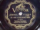 78 RPM  Tenneva Ramblers, Victor 21406, E-V+  Country