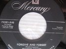 FRANKIE VALLEY Valli 4 Seasons FORGIVE & FORGET Original Doo-Wop VOCAL 45 cc991