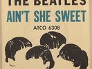 BEATLES, AIN'T SHE SWEET,  RARE 1964 ORIGINAL 45 RPM and PICTURE SLEEVE